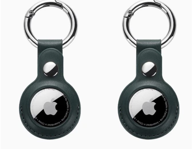 London - AirTag Custom Soft Leather Protective Holders