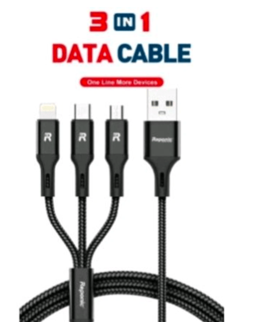 3 In 1 Data Cable