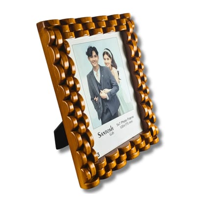 Decorative Picture Frame 5x7 Single with Premium Finish – Elegant Photo Frame for Home, Office &amp; Gifting | Available in Dark Brown, Light Brown &amp; Copper | By Saadhya Decors