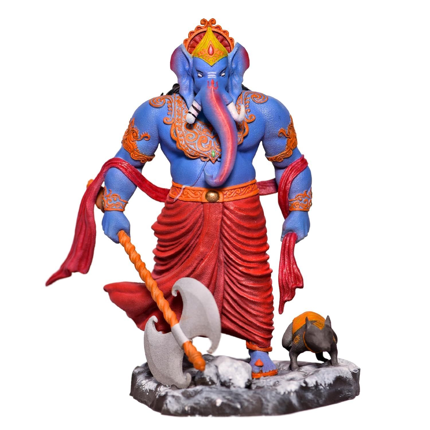 Vimanika Comics Shree Ganesh 3D Printed Statue Collectable Figurine 7 inches Pack of 1Pcs