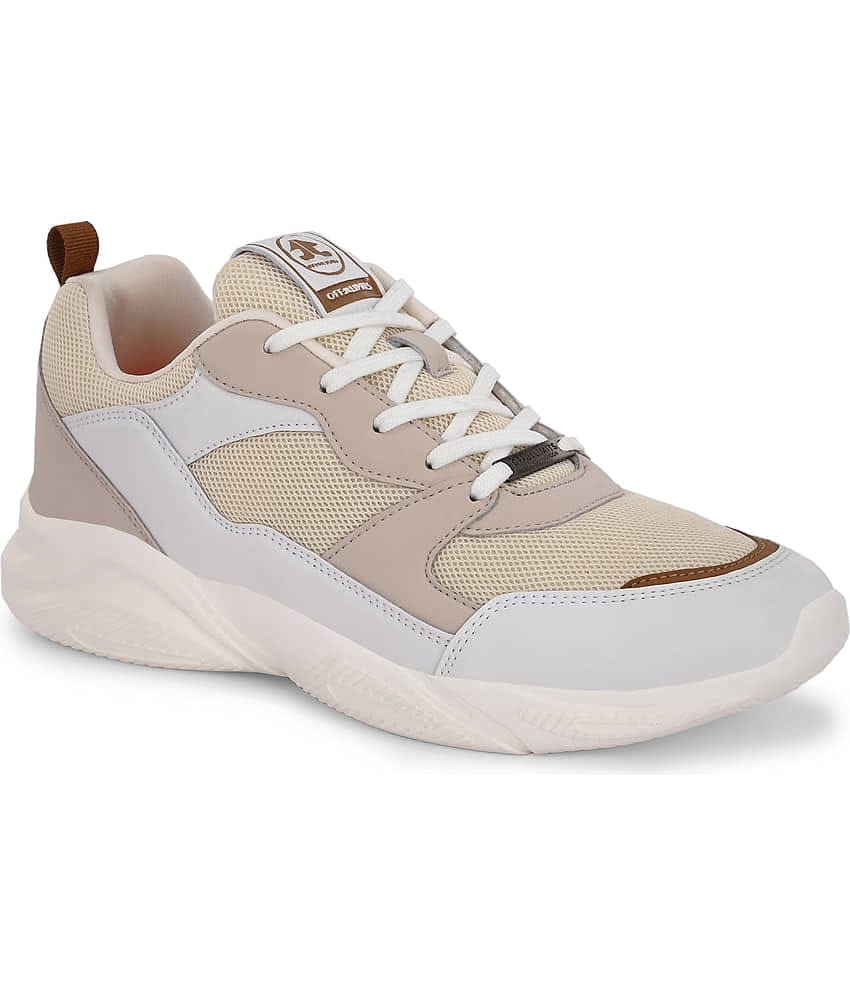 OFF LIMITS HACHIKO Cream Men's Sports Running Shoes