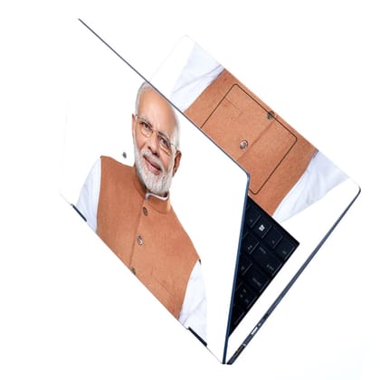 Full Body Narendra Modi Laptop Skin Stickers Decal Cover for All Models (Size 15.6 inch) ANM-100