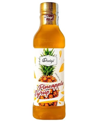 Dadaji Pineapple Syrup - Instant Refreshing Drink For Summer - Premium Pineapple Sharbat (750ml)