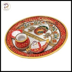 MARBLE PUJA THALI