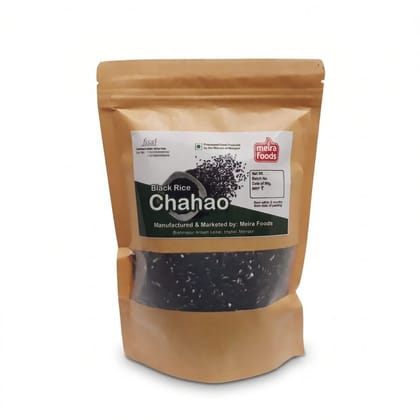 Meira Foods Chahao Black Rice - 500 gm - One stand-up pouch Meira Foods Chahao Black Rice - 500 gm - One stand-up pouch