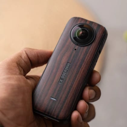 Mohogany Wood Insta 360 Skin