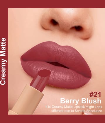 One Wish Raspberry Pink Matte Long Lasting Creme Lipstick ( Pack of 1 )