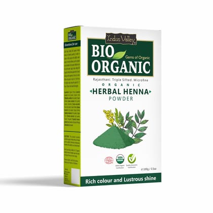 Indus Valley Herbal Henna Powder Organic Natural Green Heena for Hair Colour Nourishes Conditions & Strengthens No Harsh Chemicals All Hair Types (100g) Indus Valley Herbal Henna Powder Organic Natural Green Heena for Hair Colour Nourishes Conditions & S