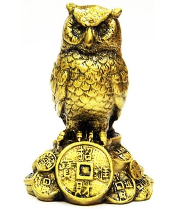 PAYSTORE Yellow Feng Shui Owl A Symbol Of Wisdom And Protection From Evil