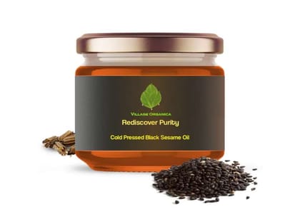 Cold Pressed Black Sesame Oil - 250 Millilitre Cold Pressed Black Sesame Oil - 250 Millilitre