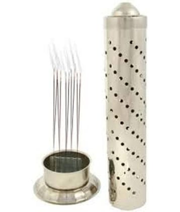 SwadesiBuyzzar White Stainless Steel Agarbatti Stand Holder