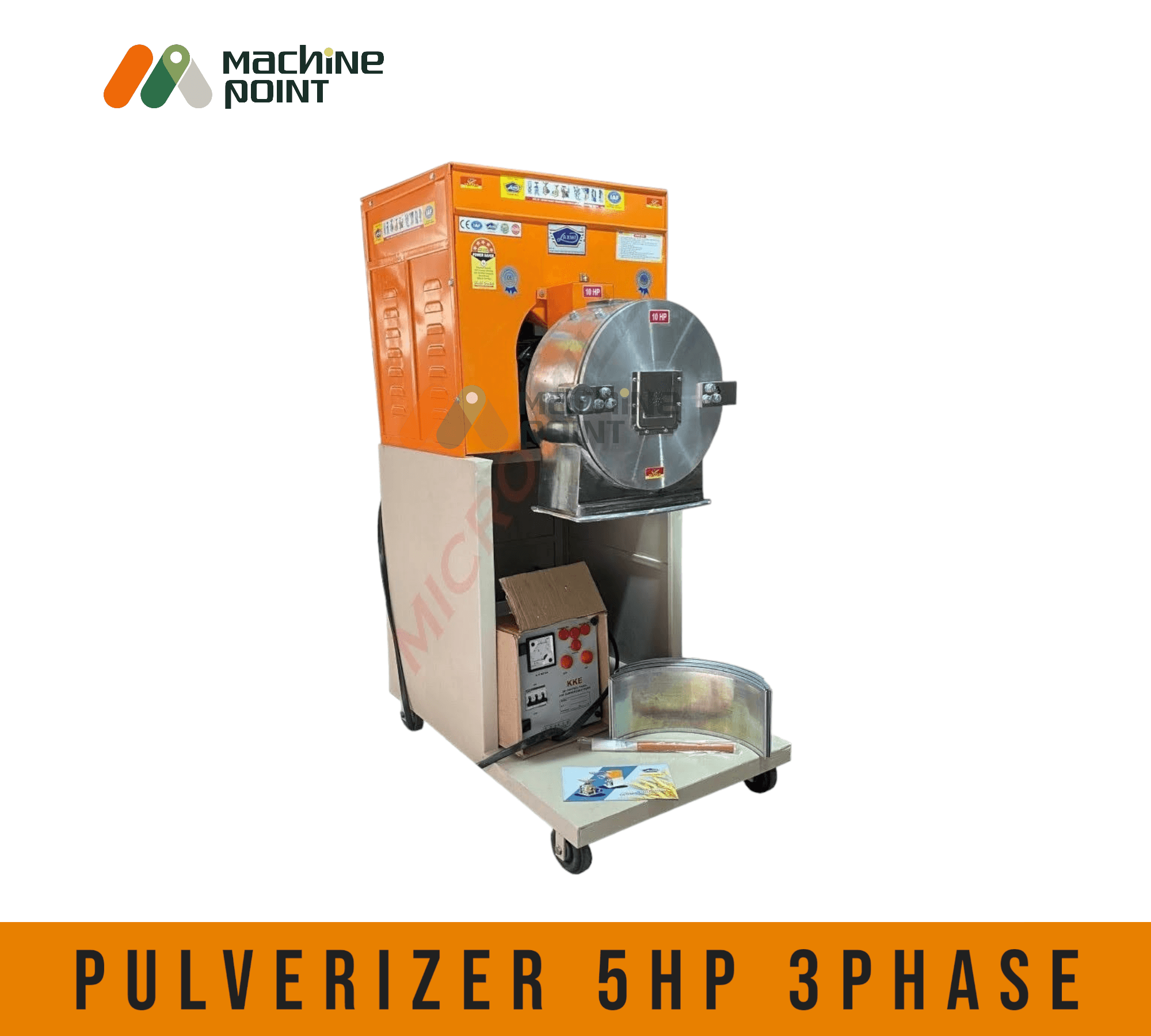 Powerful 5 HP Body Pulverizing Machinery