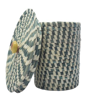 Sabai Grass All Purpose basket With Lid Sabai Grass All Purpose basket With Lid