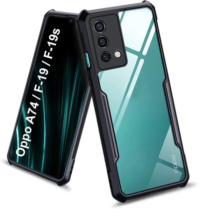 PLUGTECH Slim Shockproof Case | Matte Black Soft | Drop Protection | Precise Cutouts | Premium Mobile Cover for Oppo F19, Oppo F19s, Oppo A74 PLUGTECH Slim Shockproof Case | Matte Black Soft | Drop Protection | Precise Cutouts | Premium Mobile Cover for Oppo F19, Oppo F19s, Oppo A74