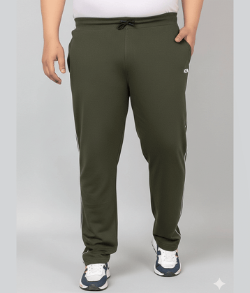 Kepa Dark Green Cotton Blend Men's Trackpants ( Pack of 1 )