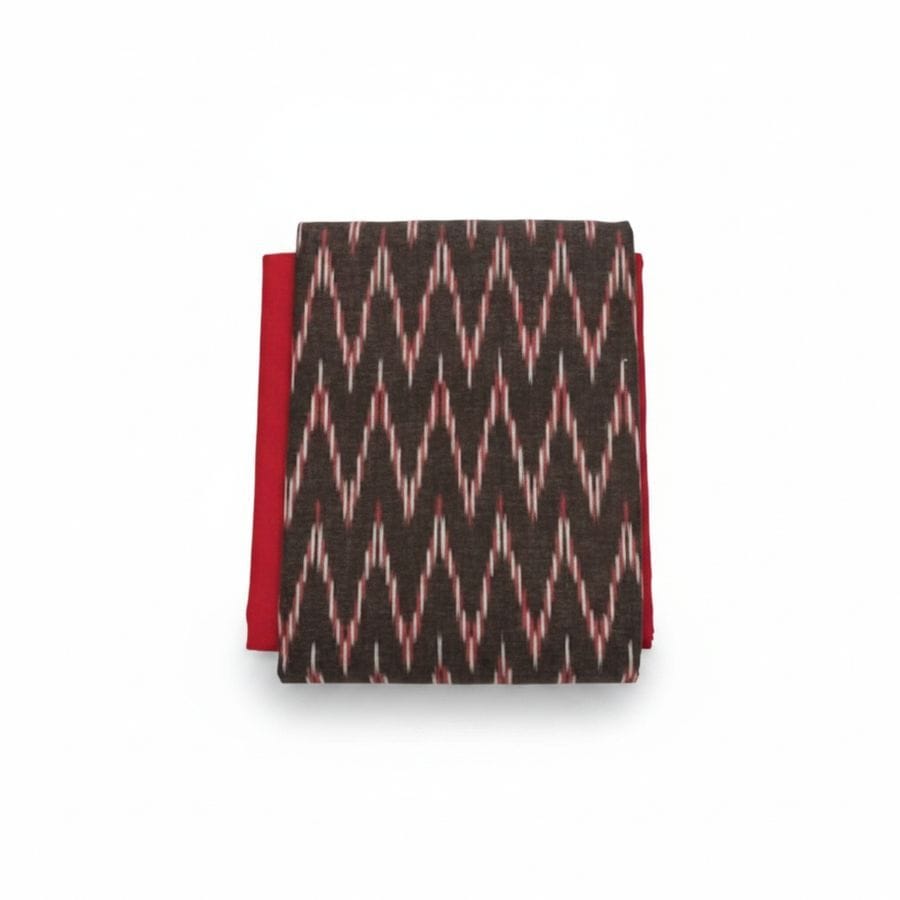 Woven Ikat Pattern Dupatta
