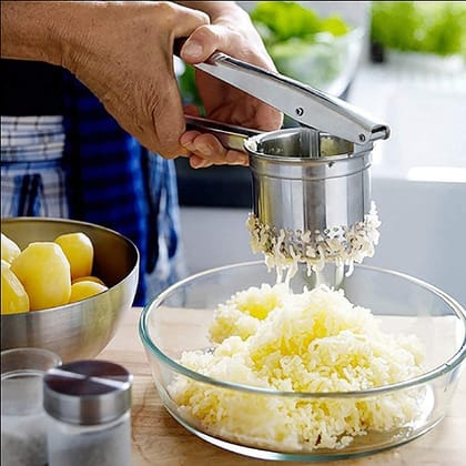 VillWin Multifunctional Hand Press Stainless Steel Potato Squeezer | Pressers Mashers for Mashed Potatoes with Ergonomic Handle Vegetable Food Masher Machine VillWin Multifunctional Hand Press Stainless Steel Potato Squeezer | Pressers Mashers for Mashed Potatoes with Ergonomic Handle Vegetable Food Masher Machine