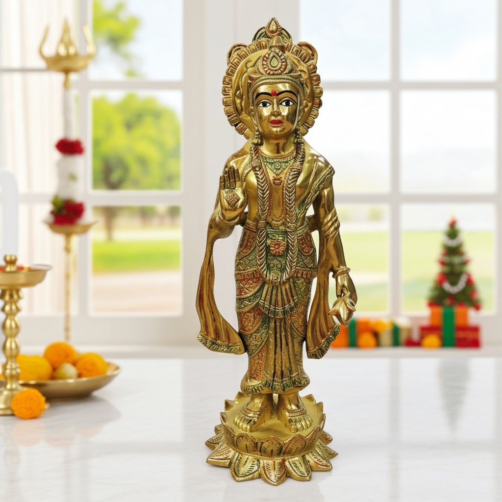 Brass Showpiece Seeta Ji Idol Statue (BSMAS1419 S)