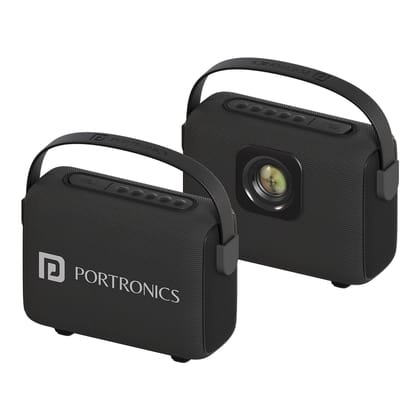Portronics Resonate 14W Bluetooth Speaker, Upto 5 Hour Playtime, Leather Handle, Type C Fast Charging