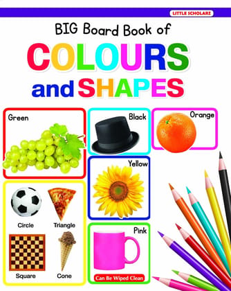 New Big Board Book of Colour & Shapes [Hardcover] [Jun 27, 2023] LS Editorial Team