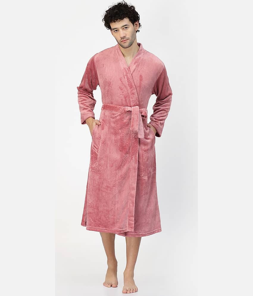 Klotthe Red Large Bathrobe ( Pack of 1 )