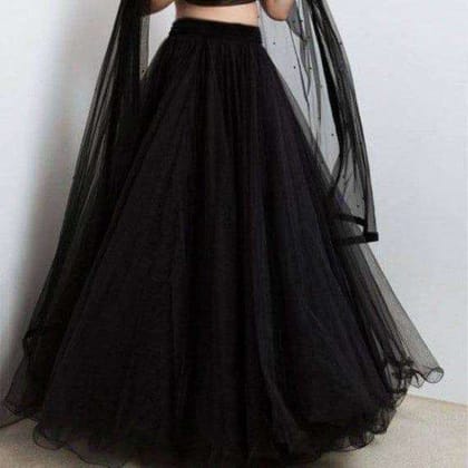 black lehnga
