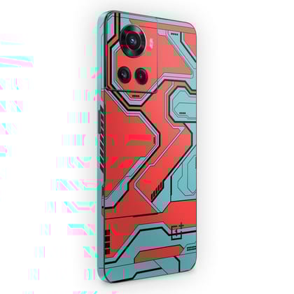 Techy Cyber Red Mobile Skin