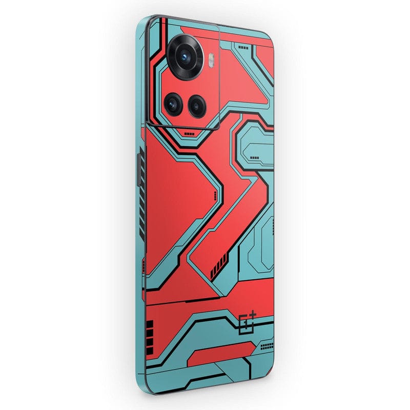 Techy Cyber Red Mobile Skin