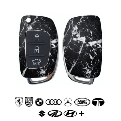 Black Marble Car Key Skins