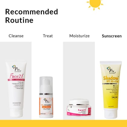 Fixderma Shadow Sunscreen SPF 50+ Gel