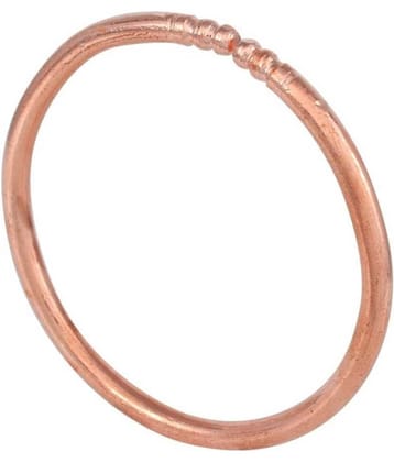 Copper Tube Design Open Ended Adjustable Kada Bangle