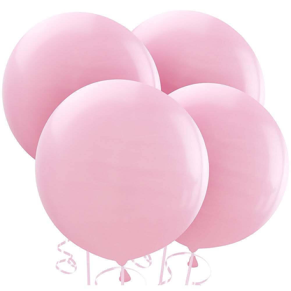 Pastel Pink Bladder Latex/ Rubber Balloon - Helium Quality - 36 inches - 1PC