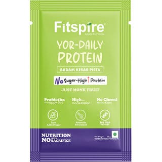 Fitspire Micronised Creatine Monohydrate and Evika Fit Pro Plus Combo for Strength Whey Protein (50 g, Badam Kesar)
