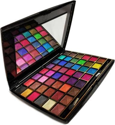 Elecsera Make up kit 48 Color Mix Eyeshadow Matte, Cream, Velvet and Glitter Shimmer Mix Eyeshadows 52 g (Multicolor)