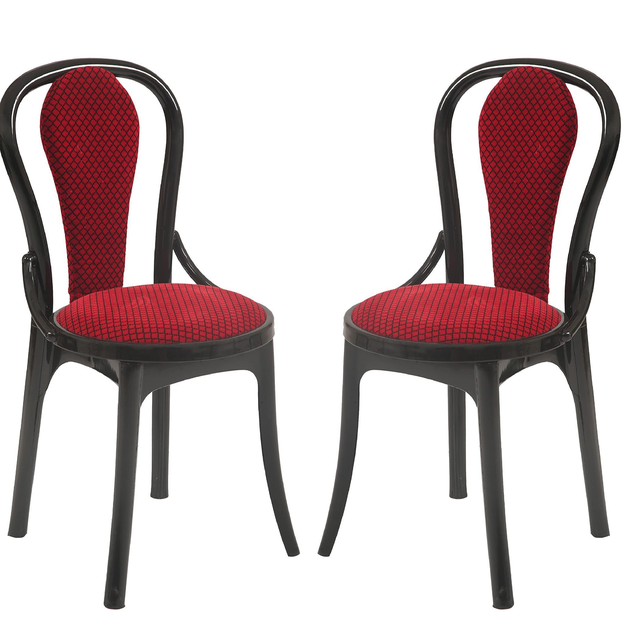 Supreme Furniture Pearl Super Plastic Cushion Chair Without-Arm Suitable for Home, Garden, Office, Living Room, Cafeteria, Restaurant, Hotel, Resort and Indoor