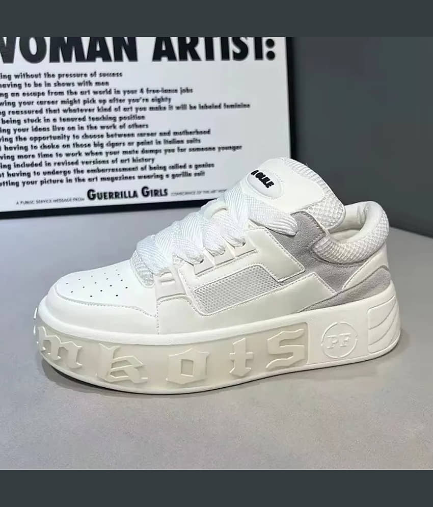 Akiko Strider Edge White Men's Sneakers