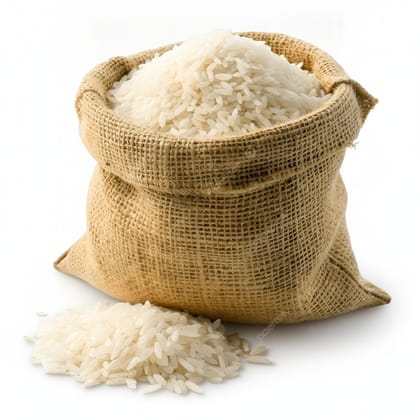 Premium White Rice in Jute Sack - 50 kg - One 50kg jute sack
