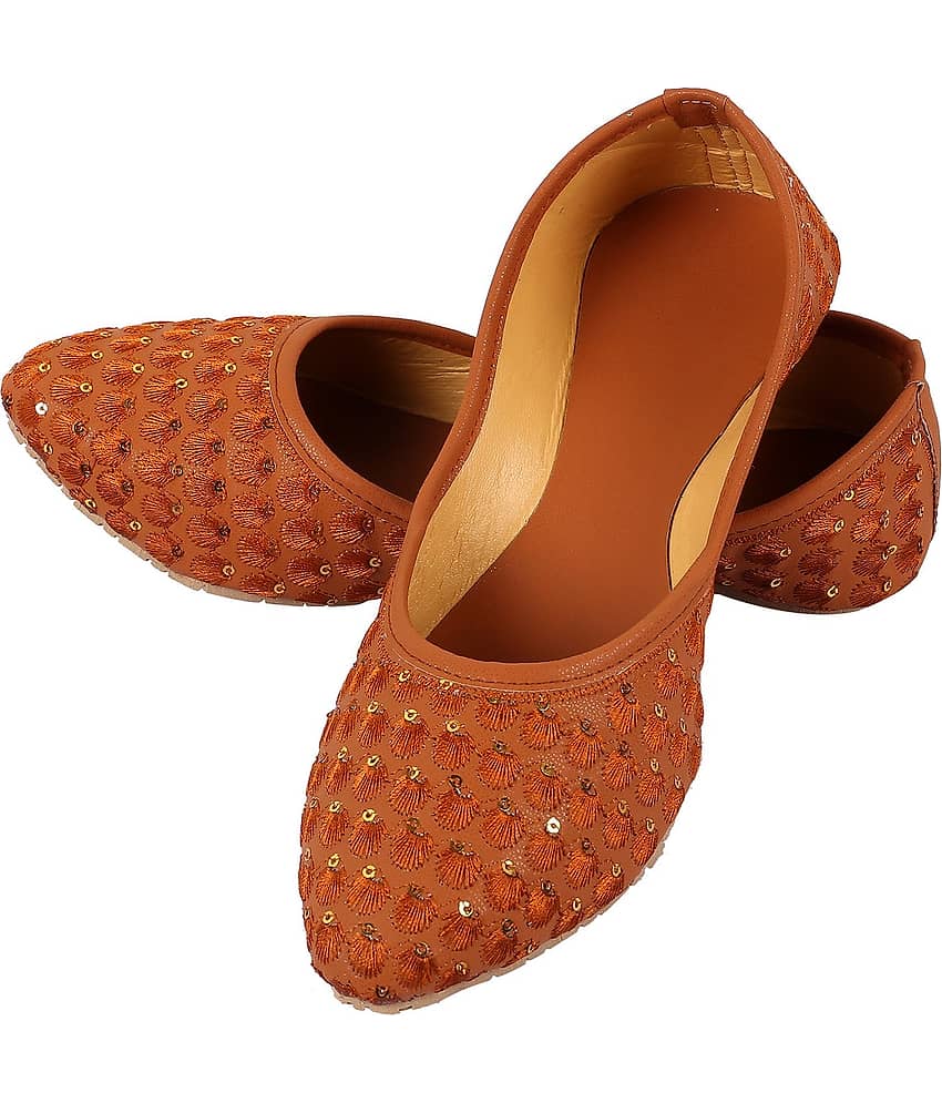 Apratim Brown Ethnic Footwear
