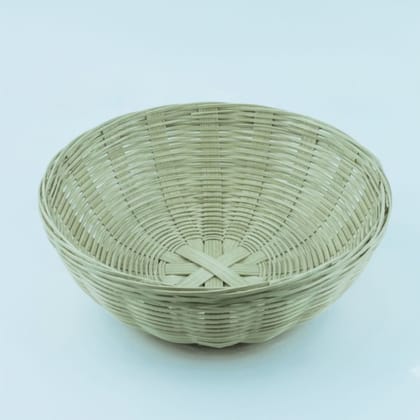 Artisan Woven Wooden Fruit & Storage Bowl
