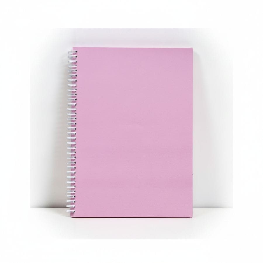 Spiral Bound Notebook - Pink