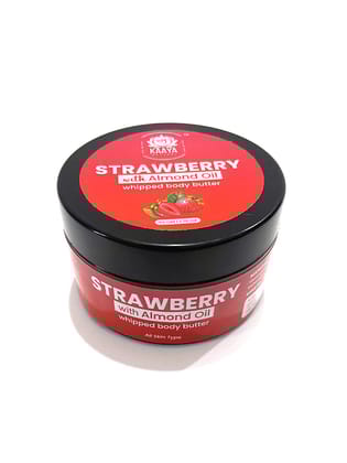Kaaya Natural Strawberry with Almond Oil Whipped Body Butter