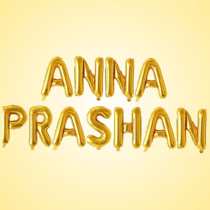 Anna Prashan Balloon Banner Set - Air Filled - 11PC
