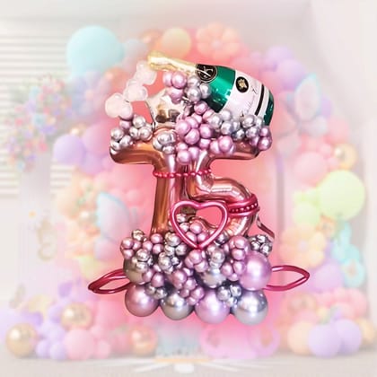 Balloon Bouquet - 75th Birthday