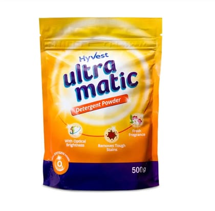 Hyvest Ultra Matic Detergent Powder 500g