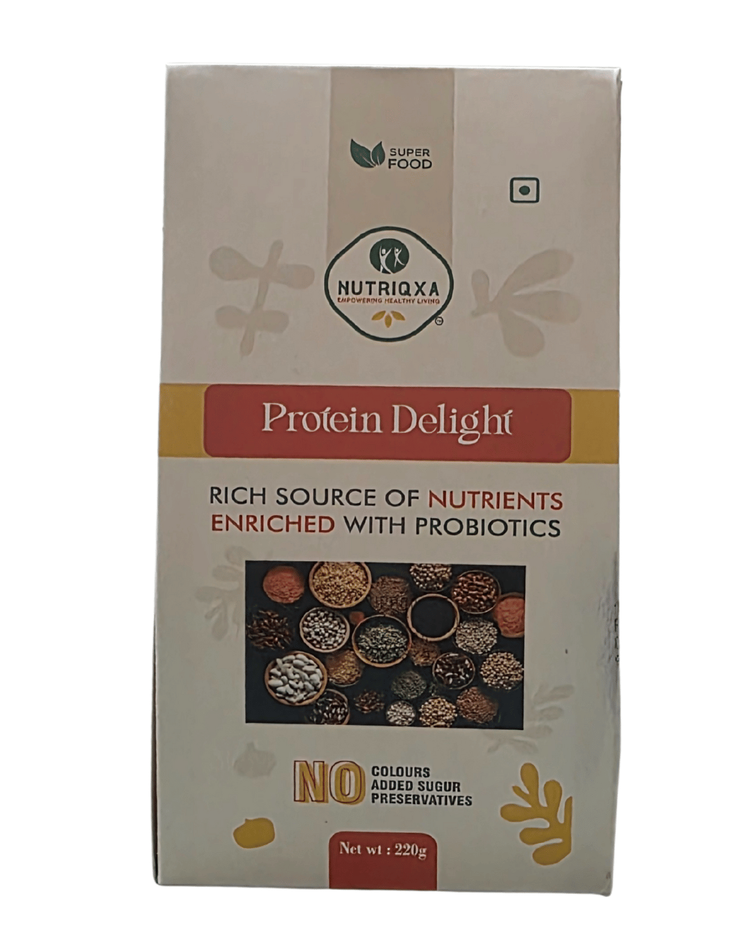 NUTRIQXA Sugar Free Plant Protein for Energy & Strength