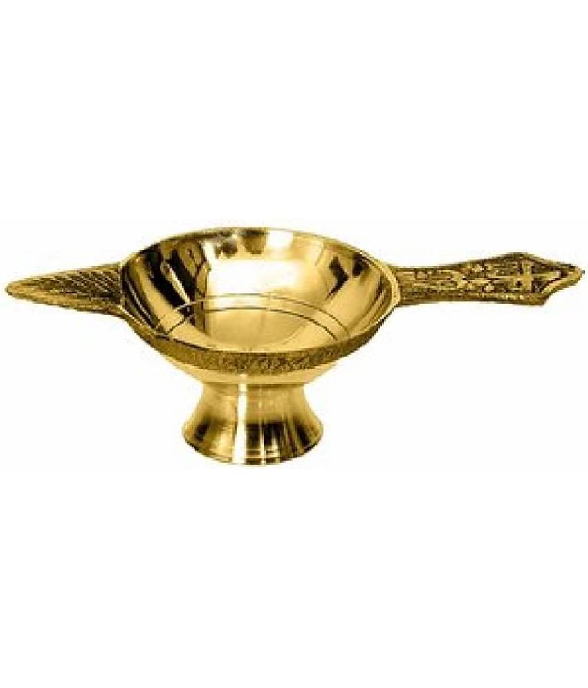 Astrodidi Kapoor Aarti Brass Diya Small Size Diva For Pooja