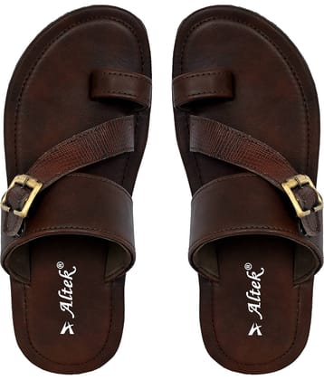 Chappal Wala Brown Men's Thong Flip Flop