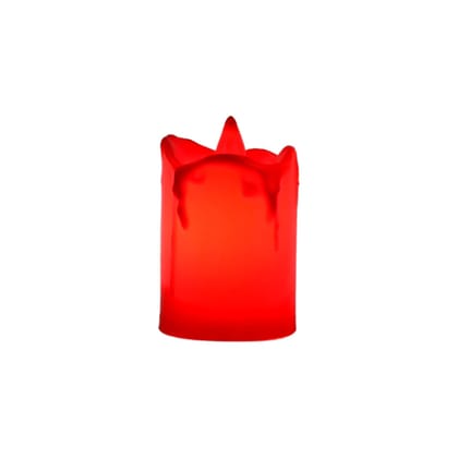 DHRUVINSRI Flameless Melted Design Candles for Decoration (1 pc) DHRUVINSRI Flameless Melted Design Candles for Decoration (1 pc)