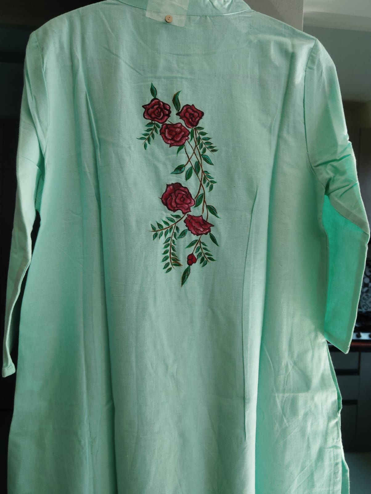 Hand painted florals print