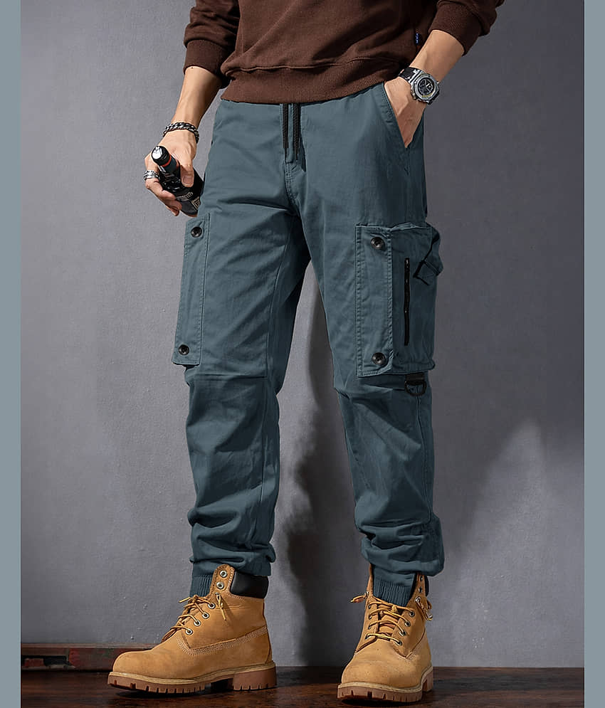 Eyebogler Relax Men's Cargos - Grey ( Pack of 1 )